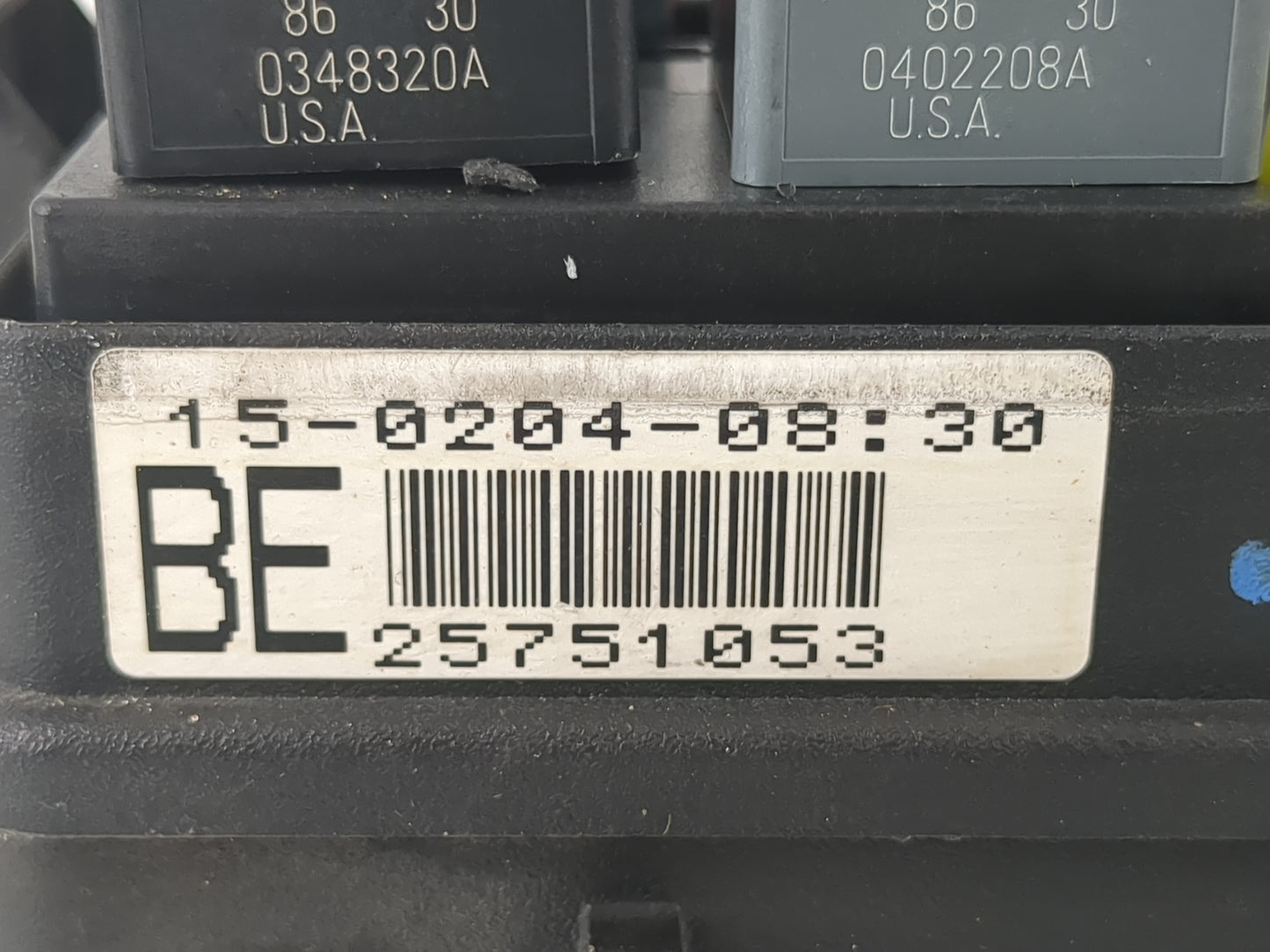 2000-2005 Buick Lesabre Fusebox Fuse Box Panel Relay Module P/N:25751053 Fits Fits 2000 2001 2002 2003 2004 2005 OEM Used Au