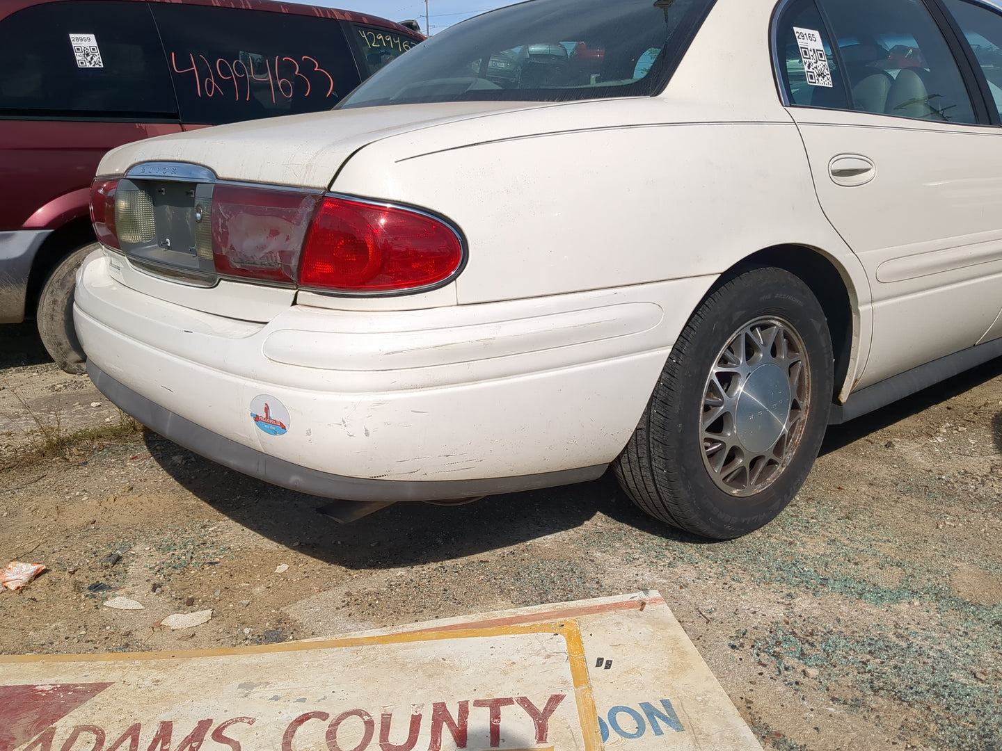 2000-2005 Buick Lesabre Rear Bumper Assembly Oem - Oemusedautoparts1.com