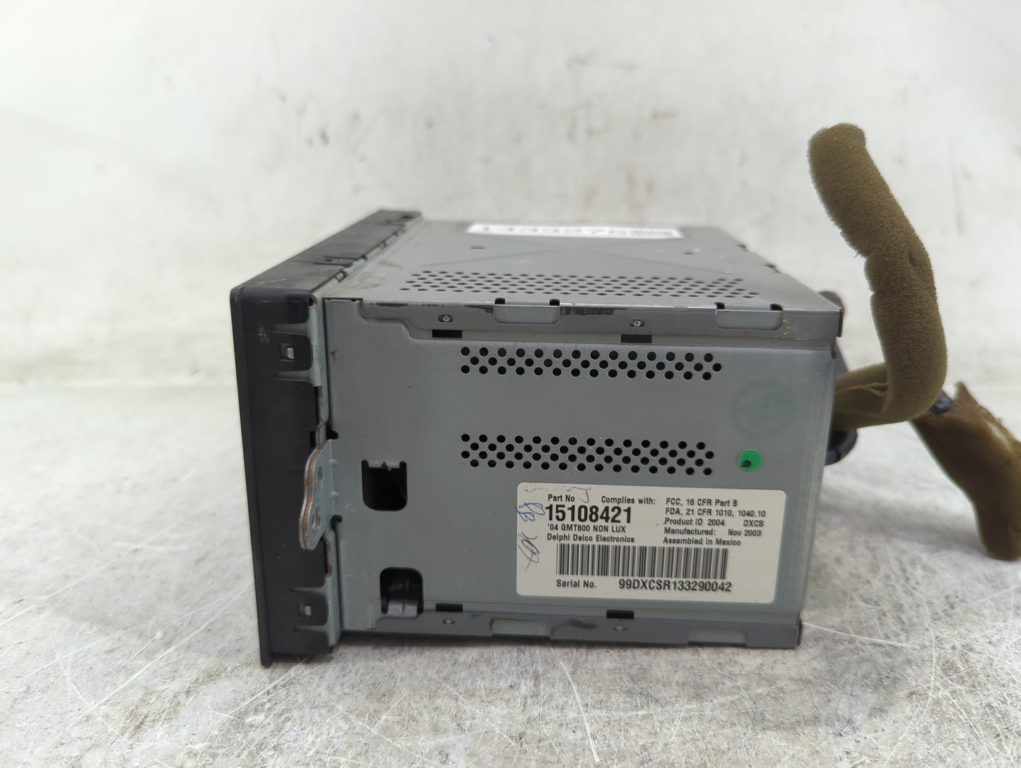2004 Buick Rainier Radio AM FM Cd Player Receiver Replacement P/N:15108421 99DXCSR133290042 Fits OEM Used Auto Parts - Oemus