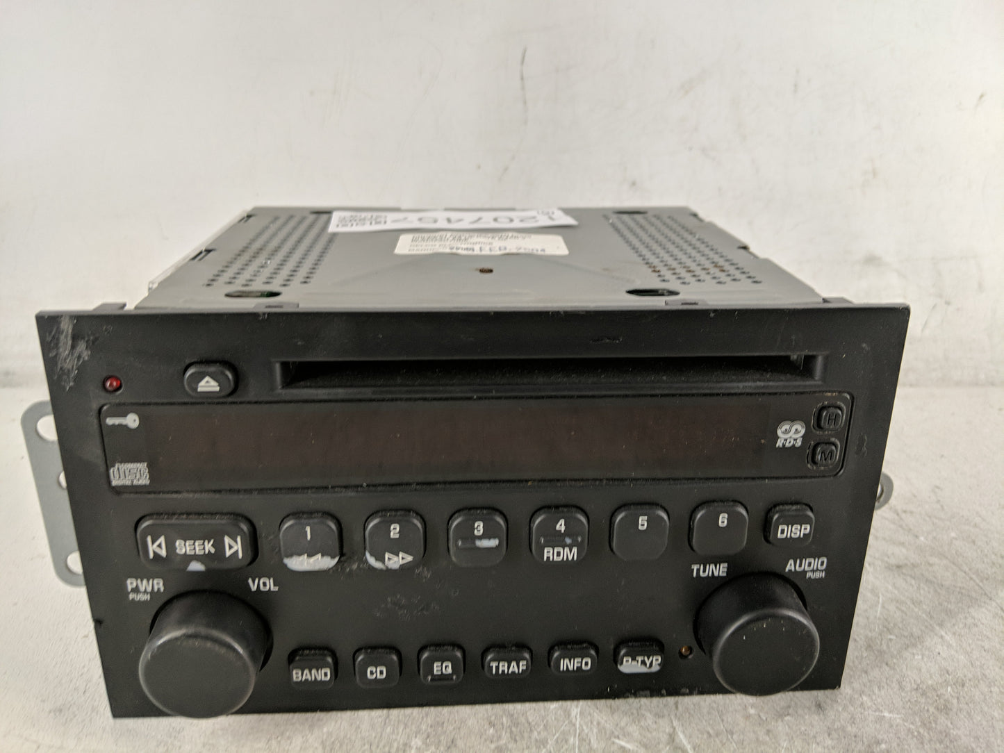 2004 Buick Regal Radio AM FM Cd Player Receiver Replacement P/N:10346985 Fits Fits 2005 2006 2007 OEM Used Auto Parts - Oemu