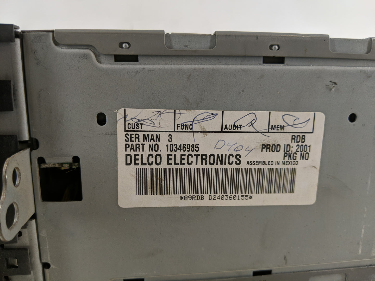 2004 Buick Regal Radio AM FM Cd Player Receiver Replacement P/N:10346985 Fits Fits 2005 2006 2007 OEM Used Auto Parts - Oemu