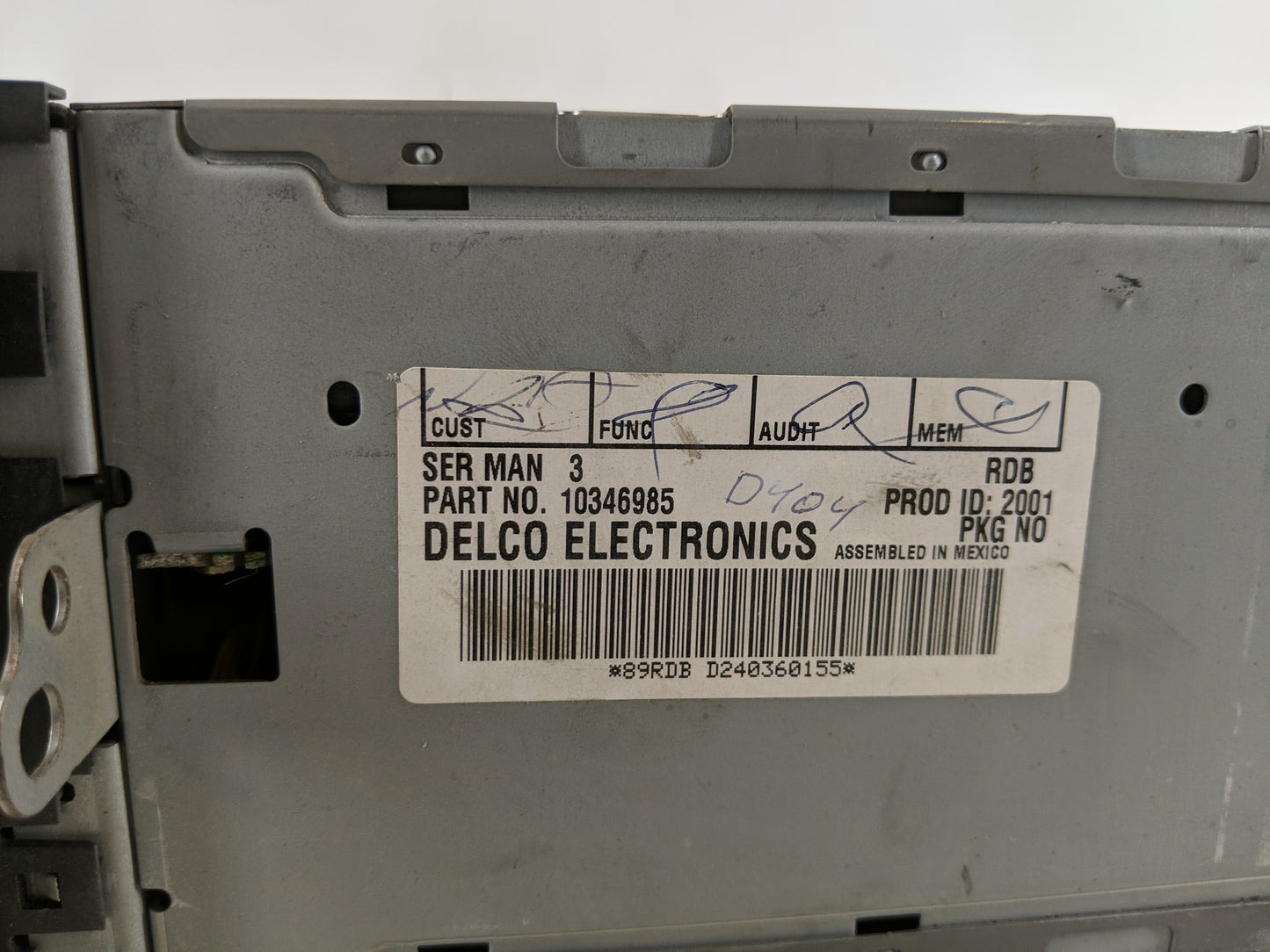2004 Buick Regal Radio AM FM Cd Player Receiver Replacement P/N:10346985 Fits Fits 2005 2006 2007 OEM Used Auto Parts - Oemu