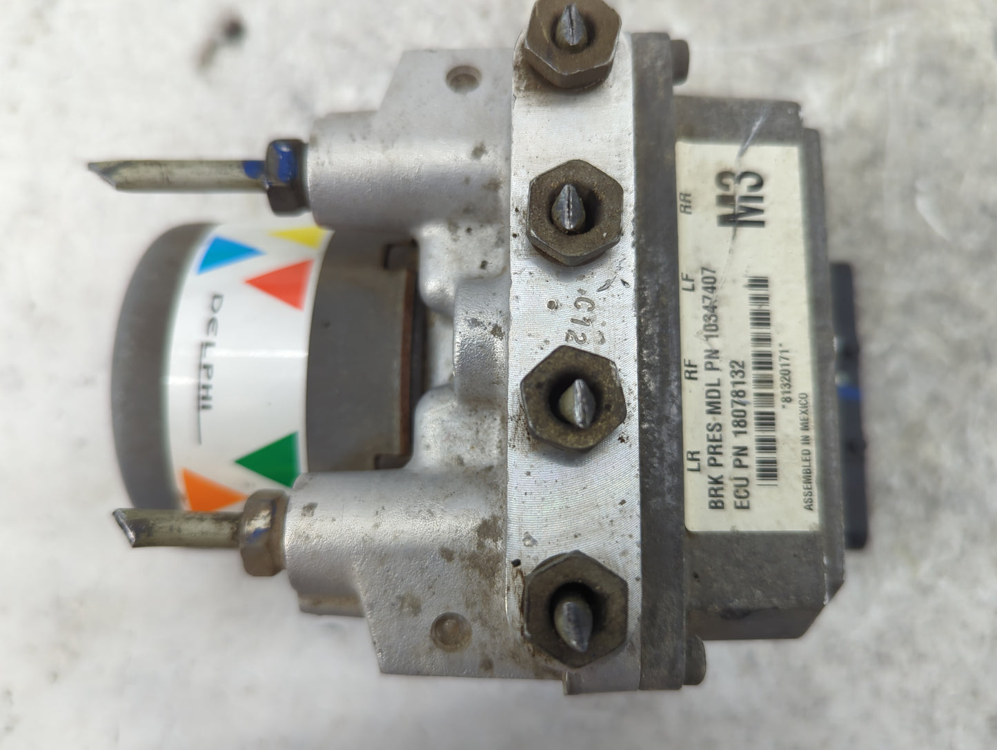 2004 Buick Regal ABS Pump Control Module Replacement P/N:10347407 18078132 Fits OEM Used Auto Parts - Oemusedautoparts1.com