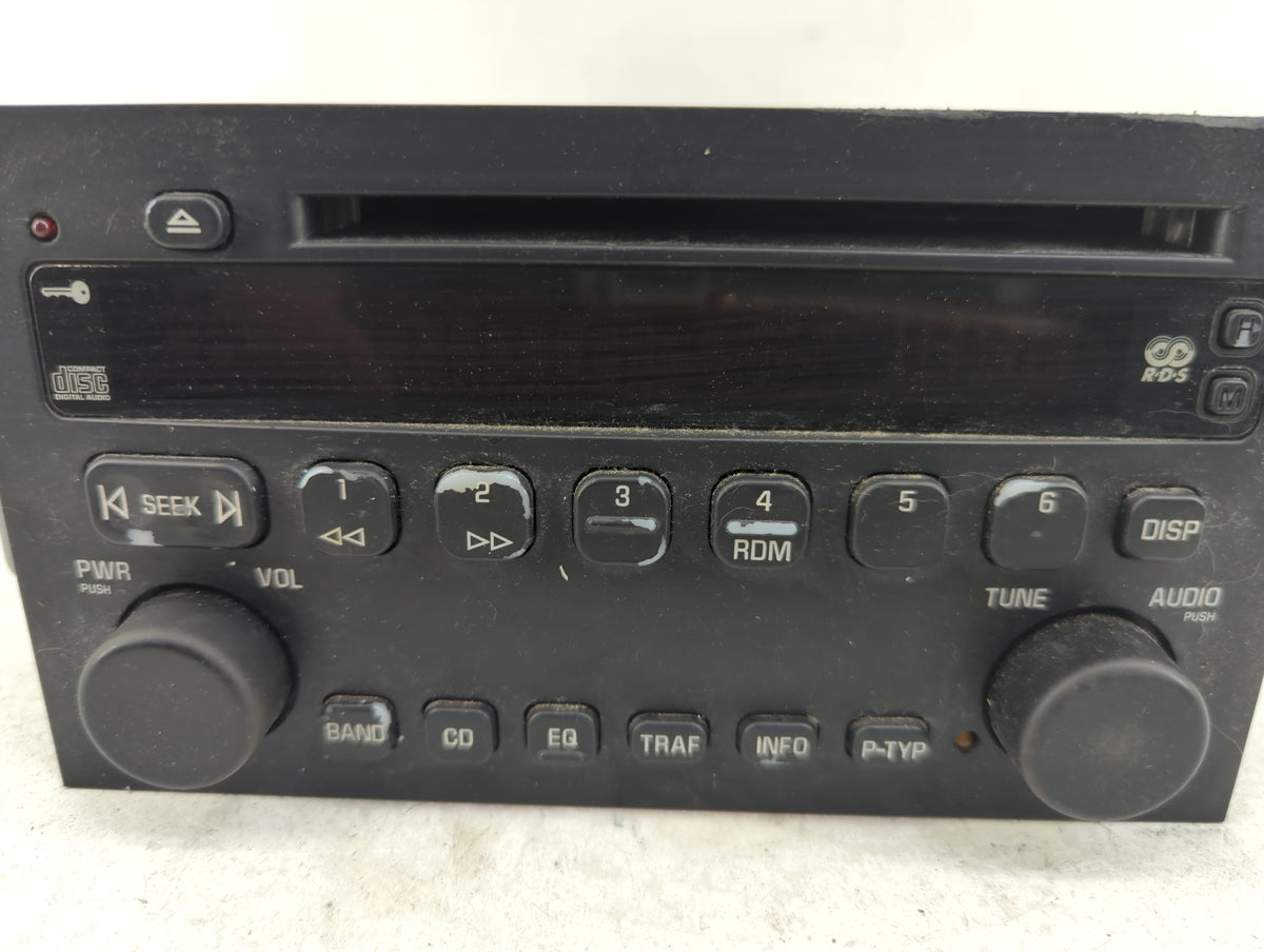 2004-2006 Buick Rendezvous Radio AM FM Cd Player Receiver Replacement P/N:10346985 Fits Fits 2004 2005 2006 OEM Used Auto Pa