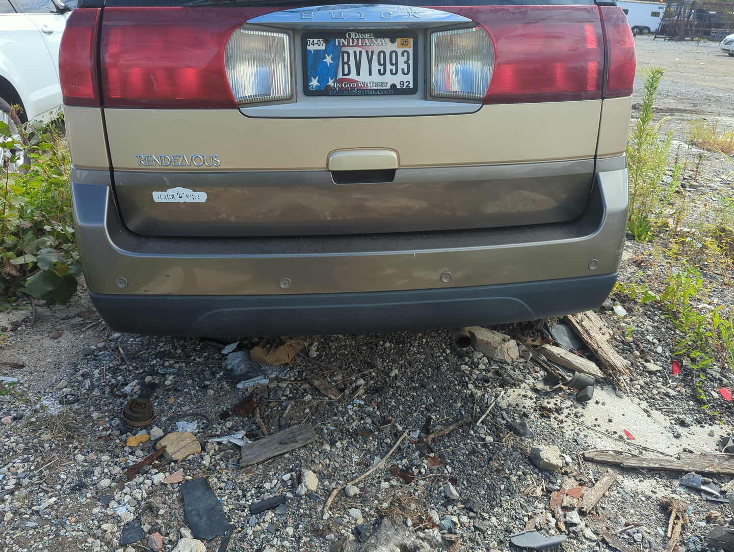 2002-2007 Buick Rendezvous Rear Bumper Assembly Oem - Oemusedautoparts1.com