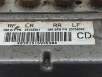 2004 Cadillac Cts ABS Pump Control Module Replacement P/N:25758391 Fits OEM Used Auto Parts - Oemusedautoparts1.com