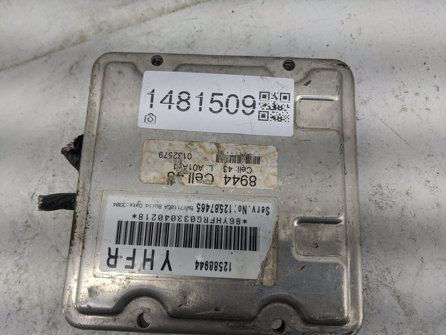 2004-2005 Cadillac Deville PCM Engine Control Computer ECU ECM PCU OEM P/N:12588944 12587465, 5WY7110GA, YHFR Fits Fits 2004