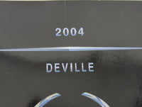 2004 Cadillac Deville Owners Manual Book Guide OEM Used Auto Parts - Oemusedautoparts1.com