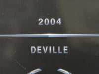 2004 Cadillac Deville Owners Manual Book Guide OEM Used Auto Parts - Oemusedautoparts1.com