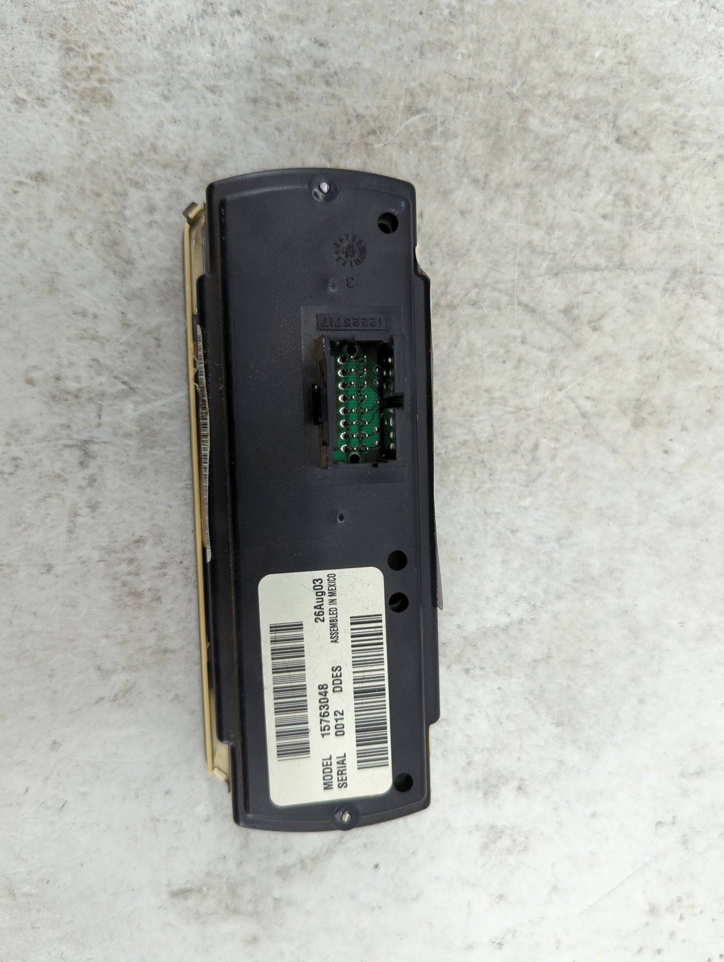 2003-2006 Cadillac Escalade Climate Control Module Temperature AC/Heater Replacement P/N:15763048 Fits Fits 2003 2004 2005 2