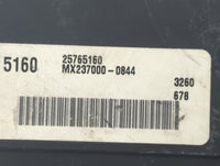 2004 Cadillac Srx Climate Control Module Temperature AC/Heater Replacement P/N:25765160 MX237000-0844 Fits OEM Used Auto Par