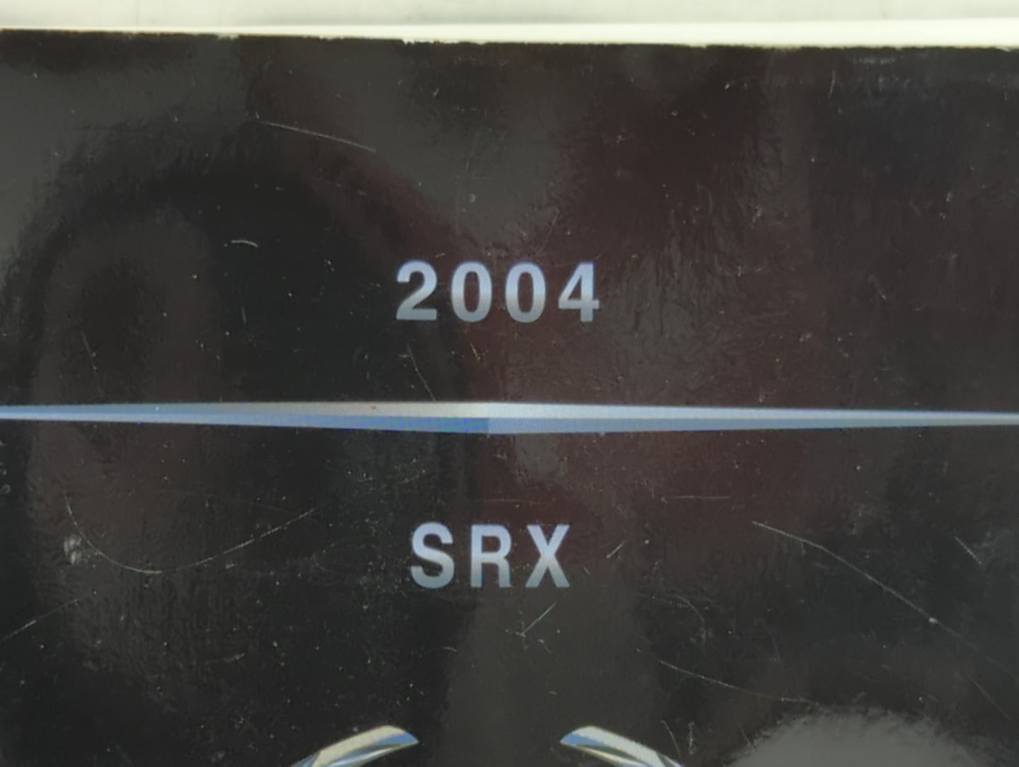 2004 Cadillac Srx Owners Manual Book Guide P/N:25751862 B OEM Used Auto Parts - Oemusedautoparts1.com