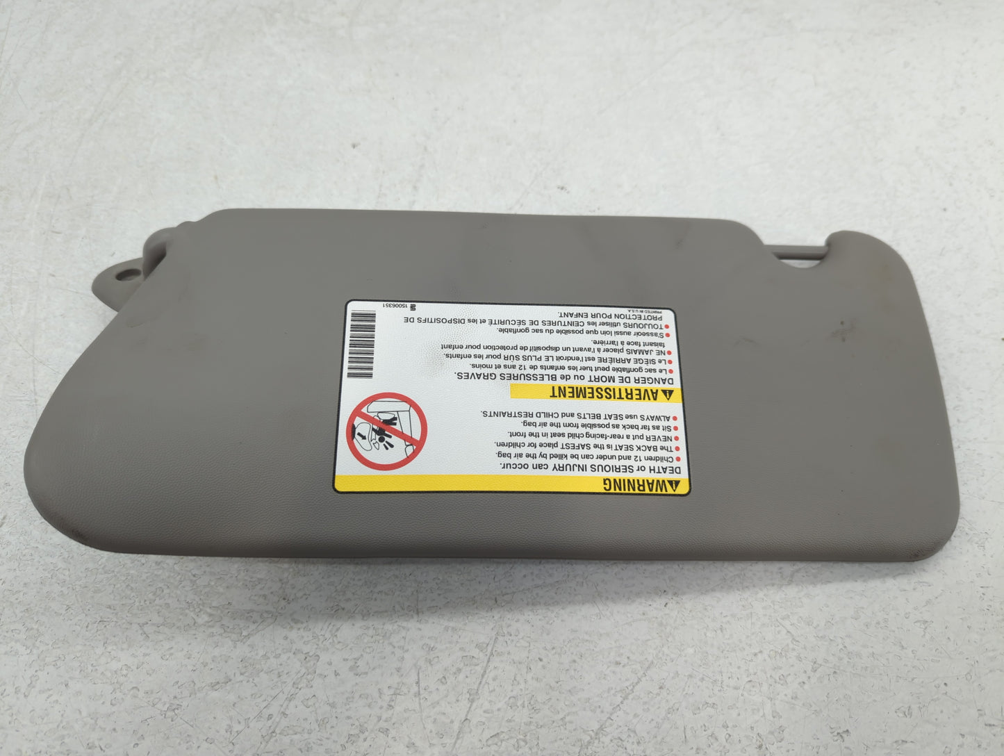 2004-2009 Cadillac Srx Sun Visor Shade Replacement Passenger Right Mirror Fits Fits 2004 2005 2006 2007 2008 2009 OEM Used A