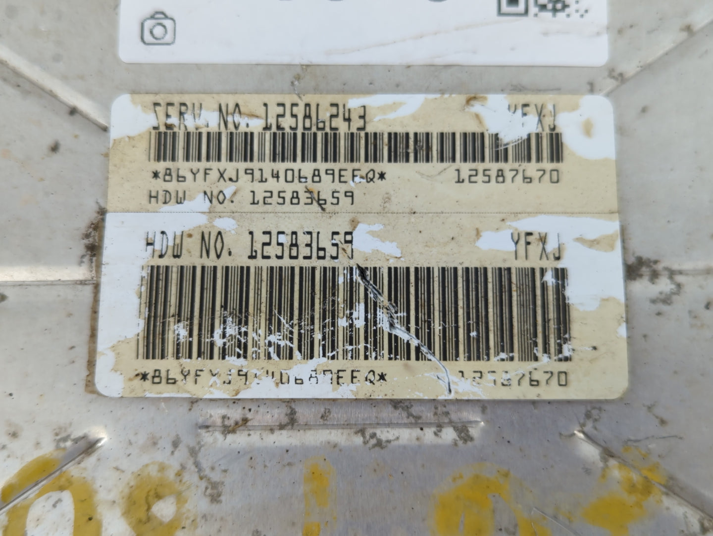 2004 Chevrolet Astro PCM Engine Control Computer ECU ECM PCU OEM P/N:12583659 12586243 Fits Fits 2005 OEM Used Auto Parts - 