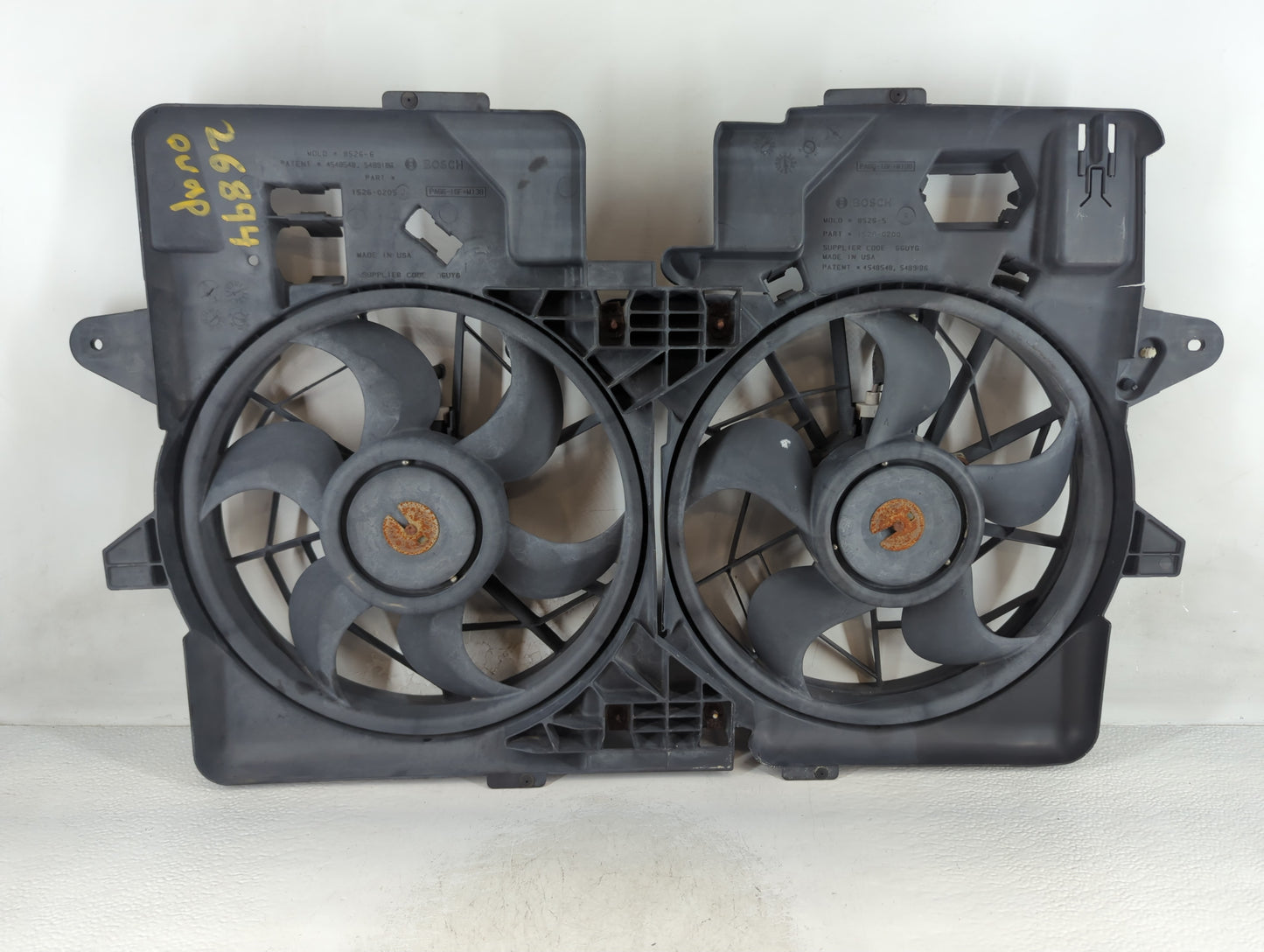 2004 Chevrolet Avalanche Electric Radiator Cooling Fan Motor Assembly P/N:4548548 Fits OEM Used Auto Parts - Oemusedautopart