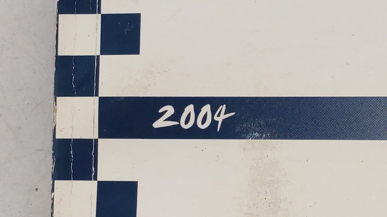 2004 Chevrolet Cavalier Owners Manual Book Guide OEM Used Auto Parts - Oemusedautoparts1.com