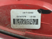 2003-2005 Chevrolet Cavalier Tail Light Assembly Driver Left OEM P/N:22707278 Fits Fits 2003 2004 2005 OEM Used Auto Parts -