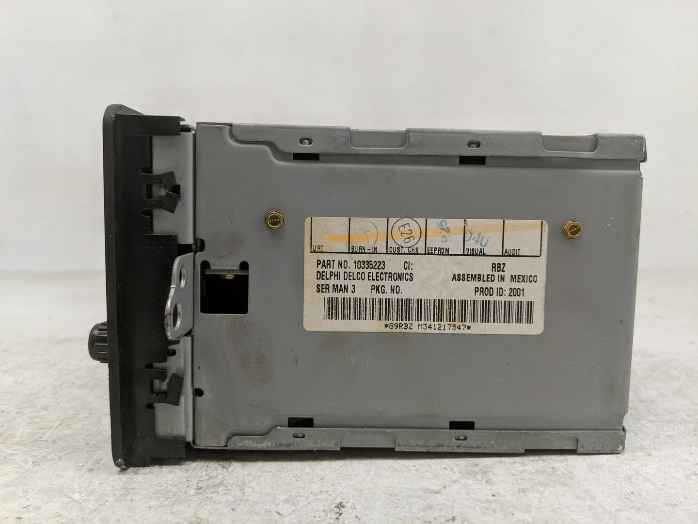 2002-2005 Chevrolet Impala Radio AM FM Cd Player Receiver Replacement P/N:10335223 Fits Fits 2002 2003 2004 2005 OEM Used Au