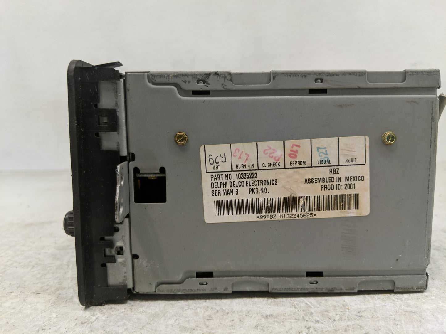 2002-2005 Chevrolet Impala Radio AM FM Cd Player Receiver Replacement P/N:10335223 Fits Fits 2002 2003 2004 2005 OEM Used Au