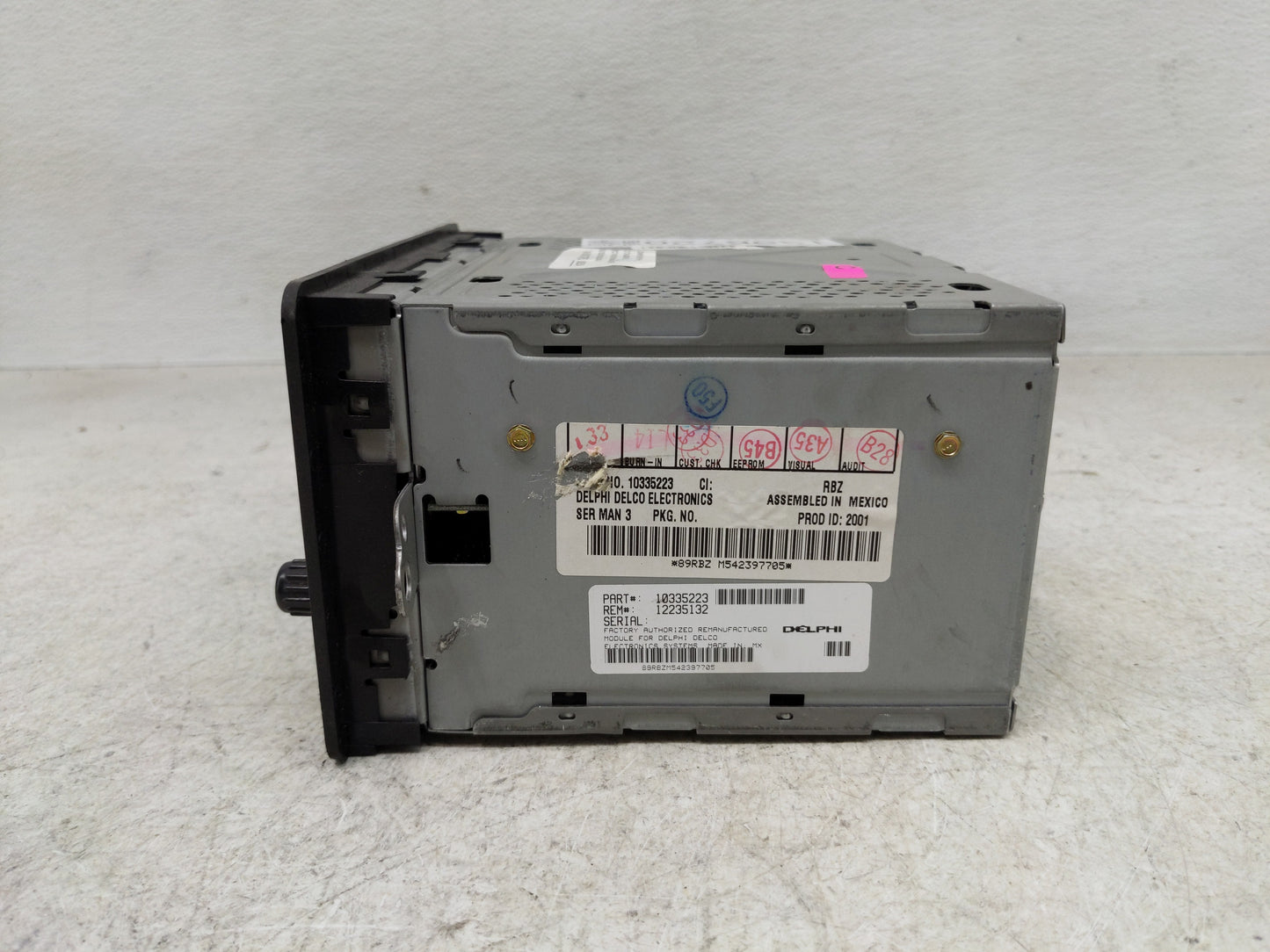2002-2005 Chevrolet Impala Radio AM FM Cd Player Receiver Replacement P/N:10335223 Fits Fits 2002 2003 2004 2005 OEM Used Au