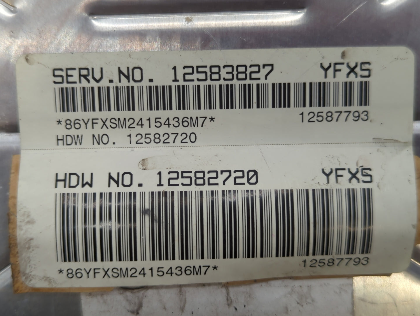 2003-2005 Chevrolet Impala PCM Engine Control Computer ECU ECM PCU OEM P/N:12583827 12582720 Fits Fits 2003 2004 2005 OEM Us