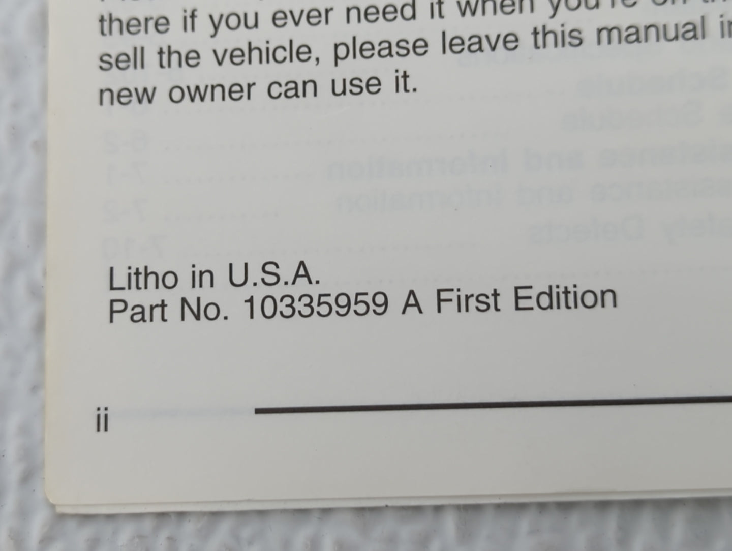 2004 Chevrolet Impala Owners Manual Book Guide P/N:10335959 A OEM Used Auto Parts - Oemusedautoparts1.com