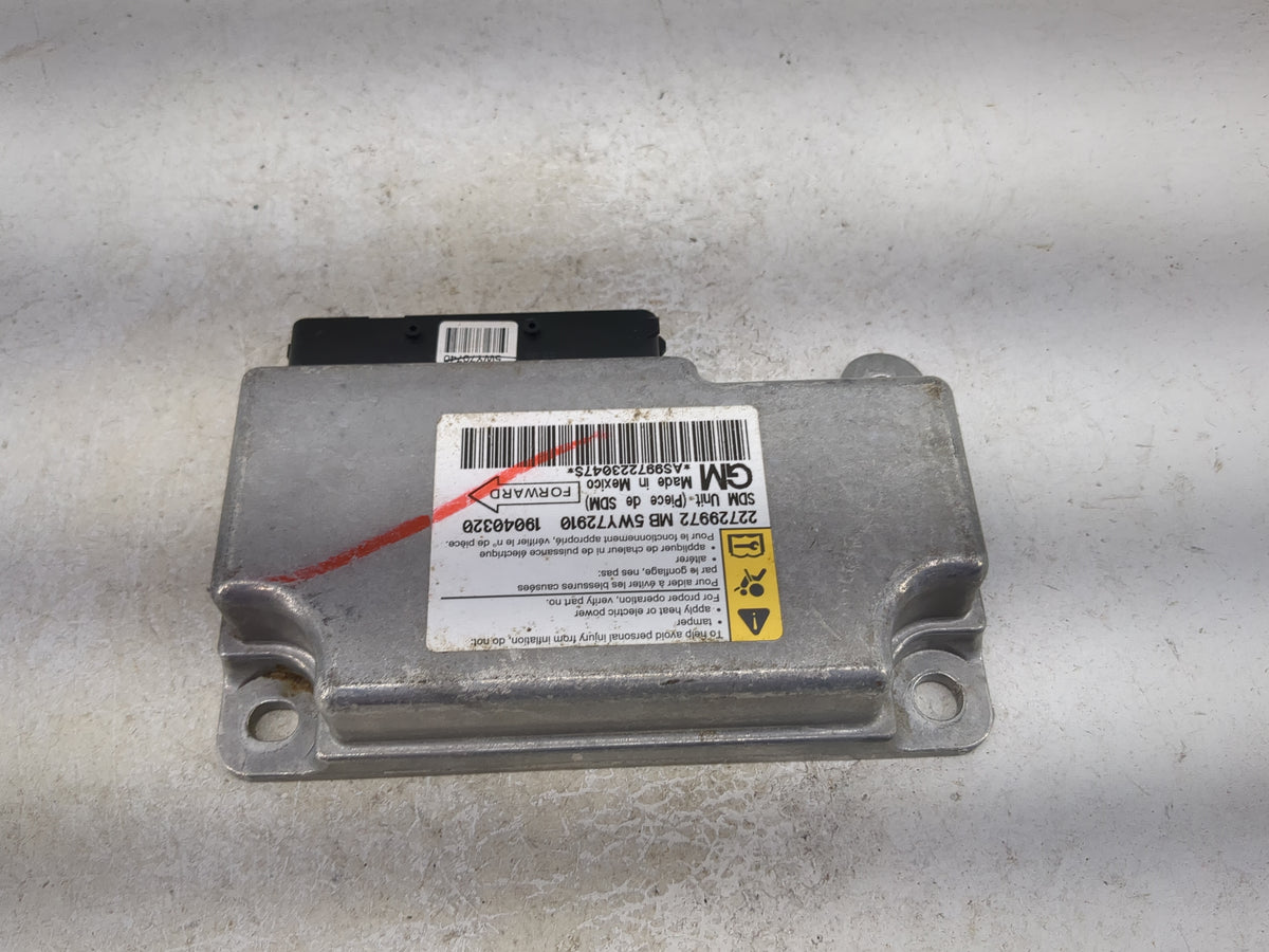 2004-2005 Chevrolet Malibu Safety Restraint Srs Airbag Control Module - Oemusedautoparts1.com