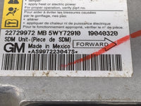 2004-2005 Chevrolet Malibu Safety Restraint Srs Airbag Control Module - Oemusedautoparts1.com