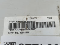 2004 Chevrolet Malibu PCM Engine Control Computer ECU ECM PCU OEM P/N:12589175 Fits OEM Used Auto Parts - Oemusedautoparts1.