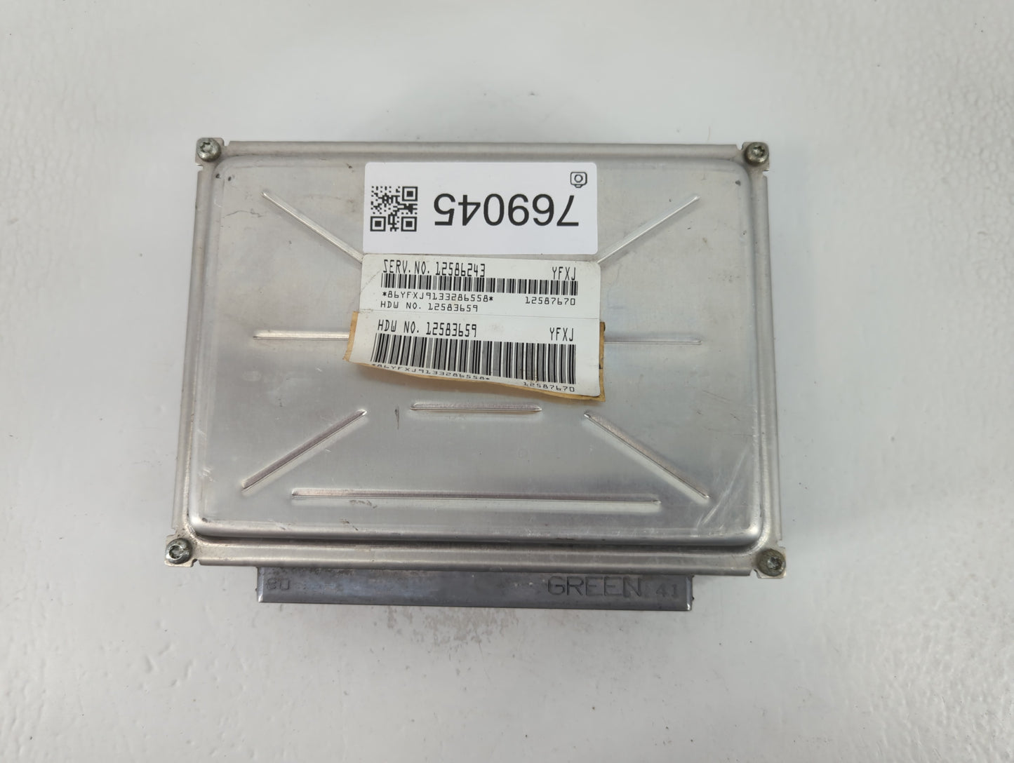 2004 Chevrolet S10 Blazer PCM Engine Control Computer ECU ECM PCU OEM P/N:12583659 12586243 Fits Fits 2005 OEM Used Auto Par