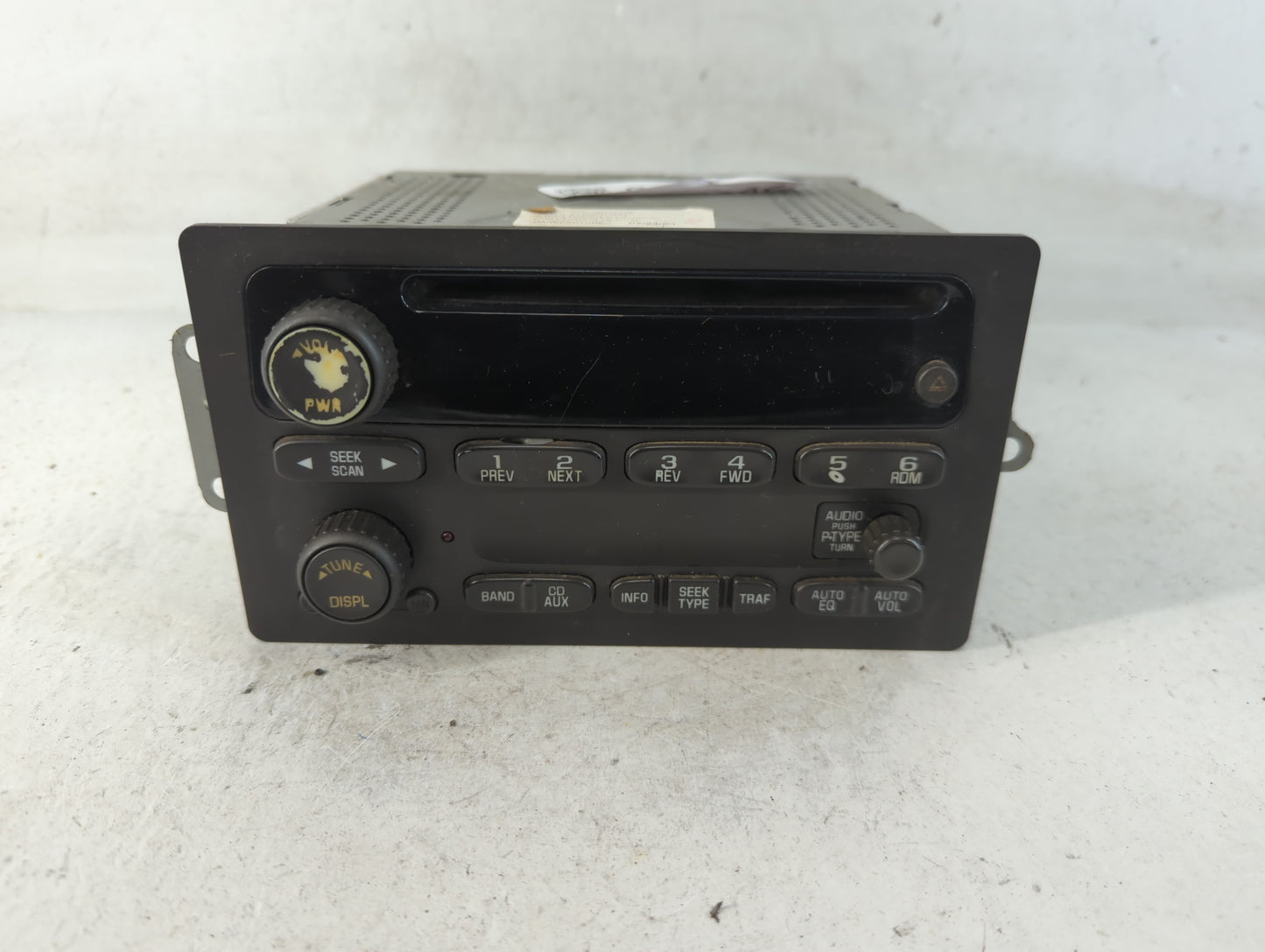 2004 Chevrolet S10 Blazer Radio AM FM Cd Player Receiver Replacement P/N:15104155 Fits Fits 2003 2005 2006 OEM Used Auto Par