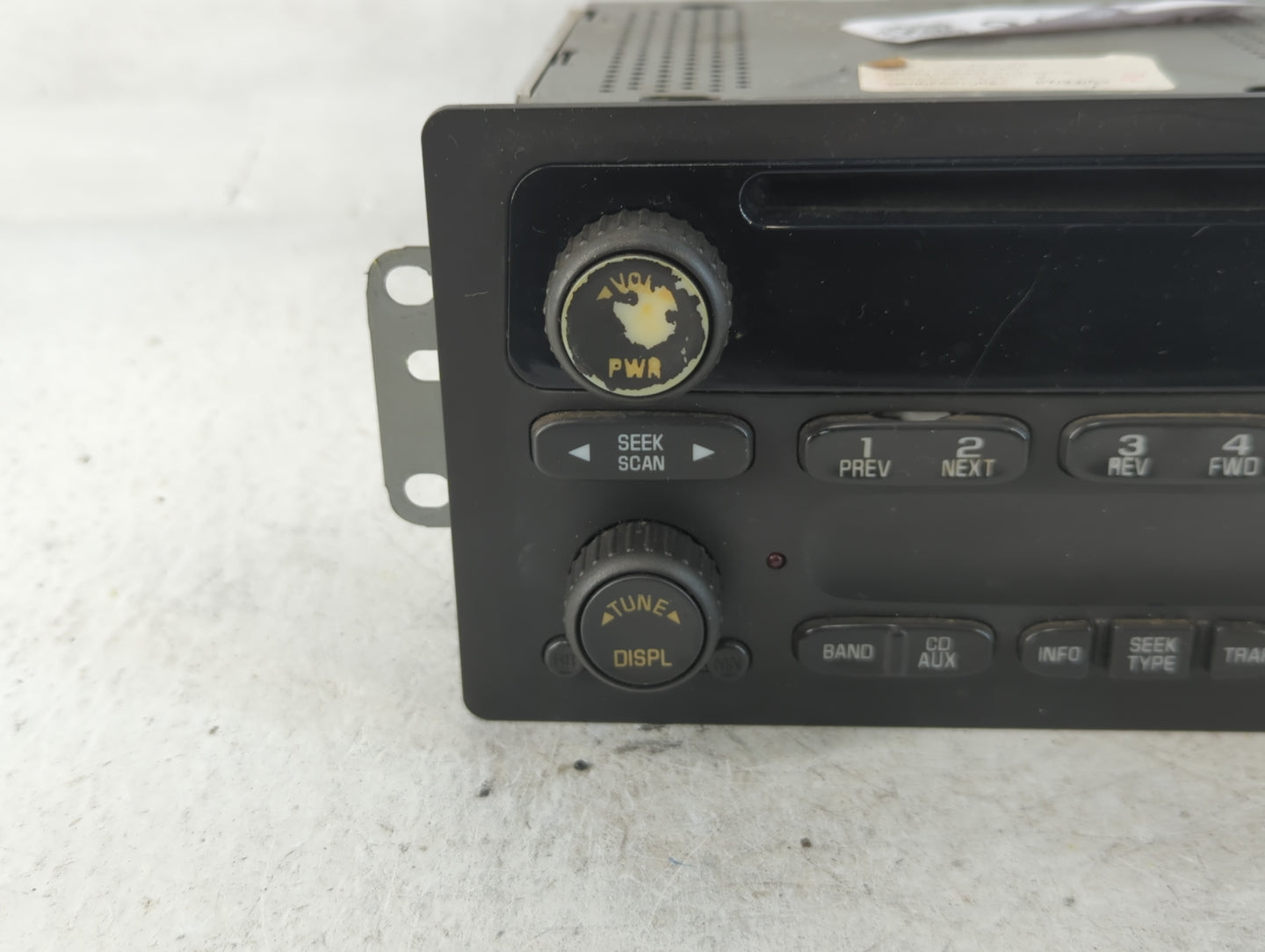 2004 Chevrolet S10 Blazer Radio AM FM Cd Player Receiver Replacement P/N:15104155 Fits Fits 2003 2005 2006 OEM Used Auto Par