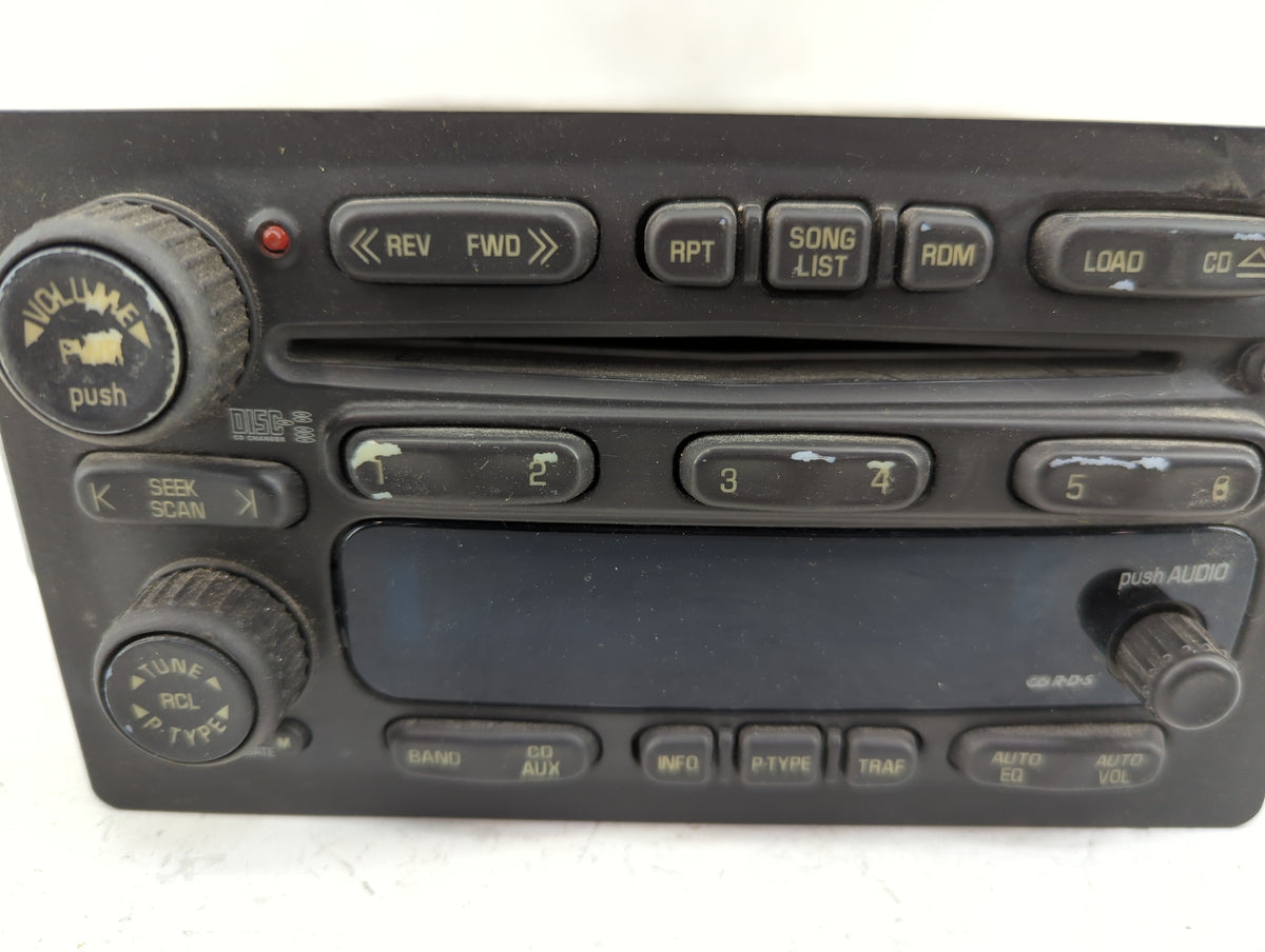 2003-2005 Chevrolet Silverado 1500 Radio AM FM Cd Player Receiver Replacement P/N:15196055 Fits Fits 2003 2004 2005 2006 OEM