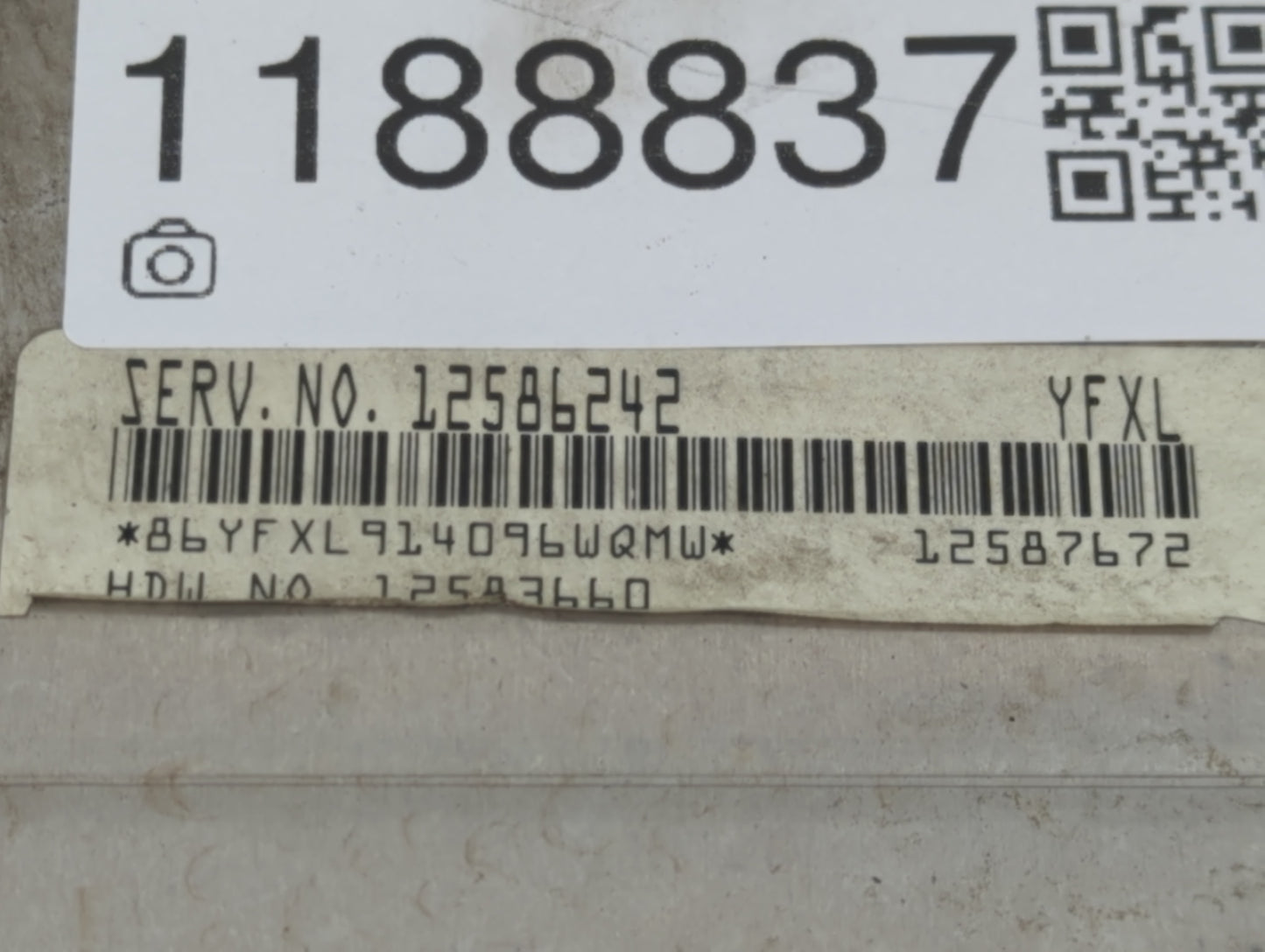 2004 Chevrolet Silverado 1500 PCM Engine Control Computer ECU ECM PCU OEM P/N:12586242 Fits OEM Used Auto Parts - Oemusedaut