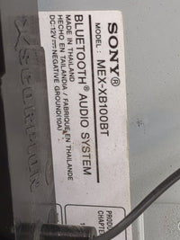 2004 Chevrolet Silverado 1500 Radio AM FM Cd Player Receiver Replacement P/N:MEX-XB100BT Fits OEM Used Auto Parts - Oemuseda