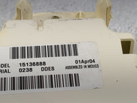 2003-2004 Chevrolet Silverado 1500 Climate Control Module Temperature AC/Heater Replacement P/N:15136888 Fits Fits 2003 2004