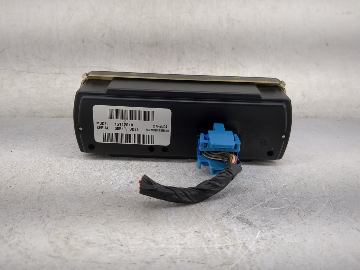 2003-2006 Chevrolet Suburban 1500 Climate Control Module Temperature AC/Heater Replacement P/N:15112018 Fits OEM Used Auto P