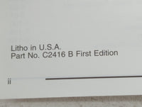 2004 Chevrolet Tahoe Owners Manual Book Guide P/N:C2416 B OEM Used Auto Parts - Oemusedautoparts1.com