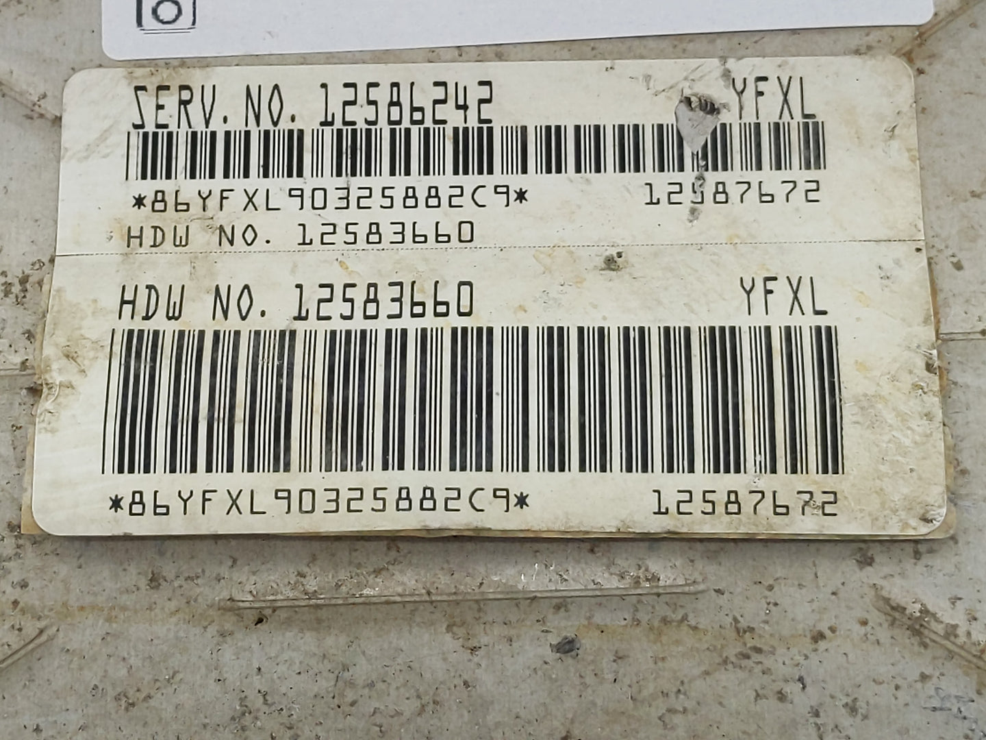 2004 Chevrolet Tahoe PCM Engine Control Computer ECU ECM PCU OEM P/N:12587672 Fits OEM Used Auto Parts - Oemusedautoparts1.c