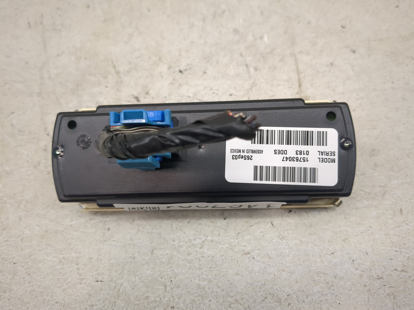 2003-2006 Chevrolet Tahoe Climate Control Module Temperature AC/Heater Replacement P/N:15763047 Fits Fits 2003 2004 2005 200
