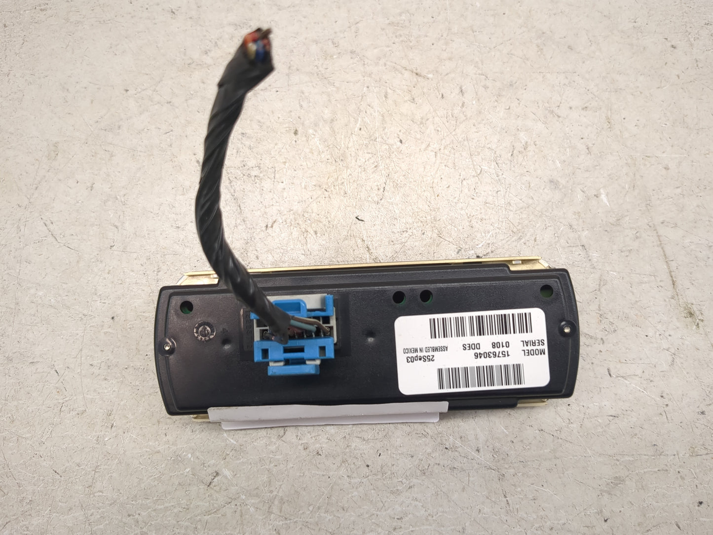 2003-2006 Chevrolet Tahoe Climate Control Module Temperature AC/Heater Replacement P/N:15763046 Fits Fits 2003 2004 2005 200