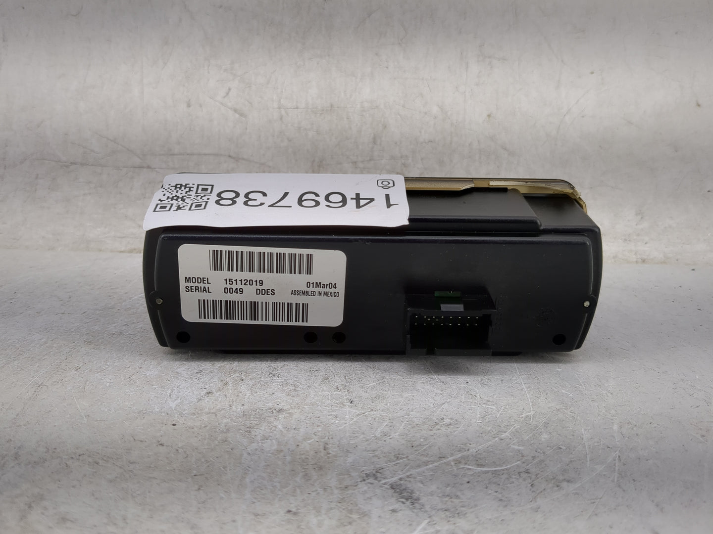 2003-2006 Chevrolet Tahoe Climate Control Module Temperature AC/Heater Replacement P/N:15112019 Fits Fits 2003 2004 2005 200