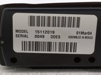 2003-2006 Chevrolet Tahoe Climate Control Module Temperature AC/Heater Replacement P/N:15112019 Fits Fits 2003 2004 2005 200
