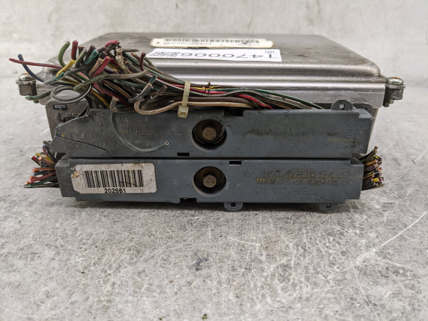 2003-2006 Chevrolet Tahoe PCM Engine Control Computer ECU ECM PCU OEM P/N:12586242 12583660 Fits Fits 2003 2004 2005 2006 20