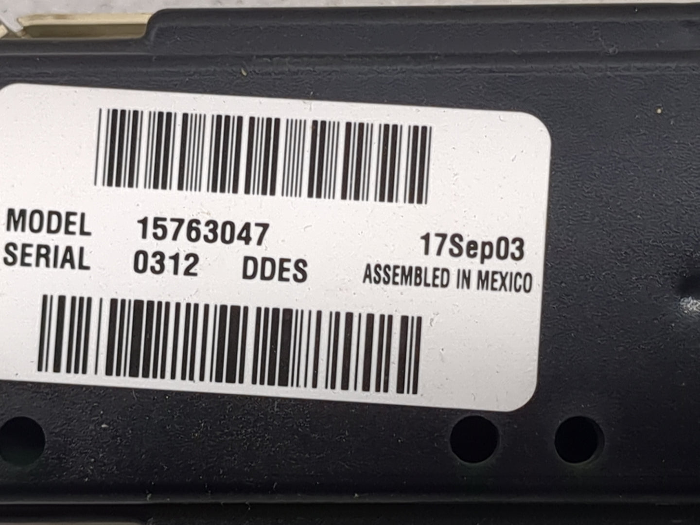 2003-2006 Chevrolet Tahoe Climate Control Module Temperature AC/Heater Replacement P/N:15763047 Fits Fits 2003 2004 2005 200