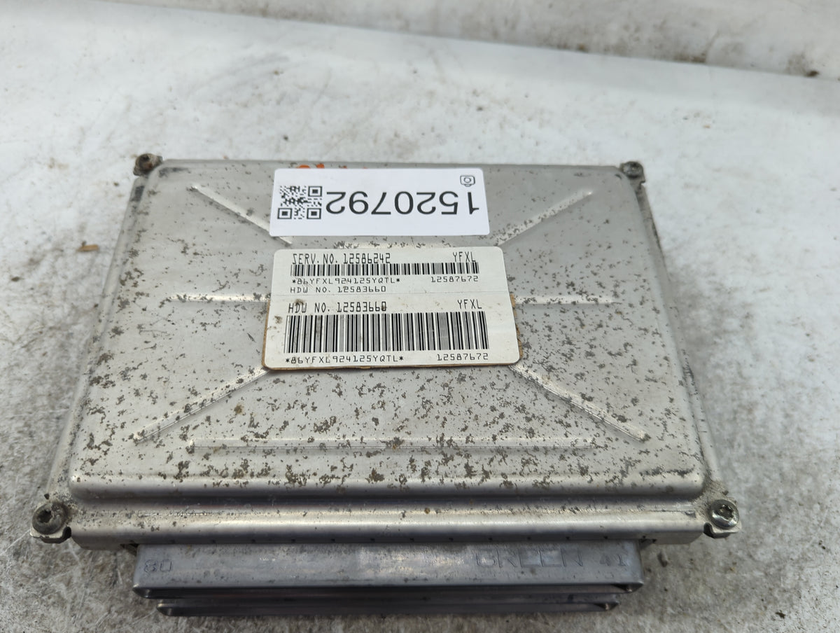 2004 Chevrolet Tahoe PCM Engine Control Computer ECU ECM PCU OEM P/N:12586242 12587672, 12583660 OEM Used Auto Parts - Oemus