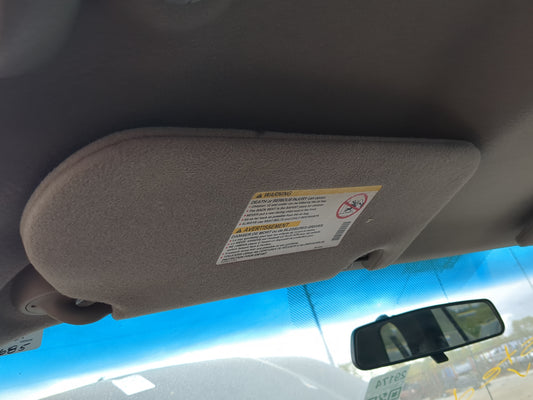 2002-2004 Chevrolet Trailblazer Sun Visor Shade Replacement Driver Left Mirror Fits Fits 2002 2003 2004 OEM Used Auto Parts 