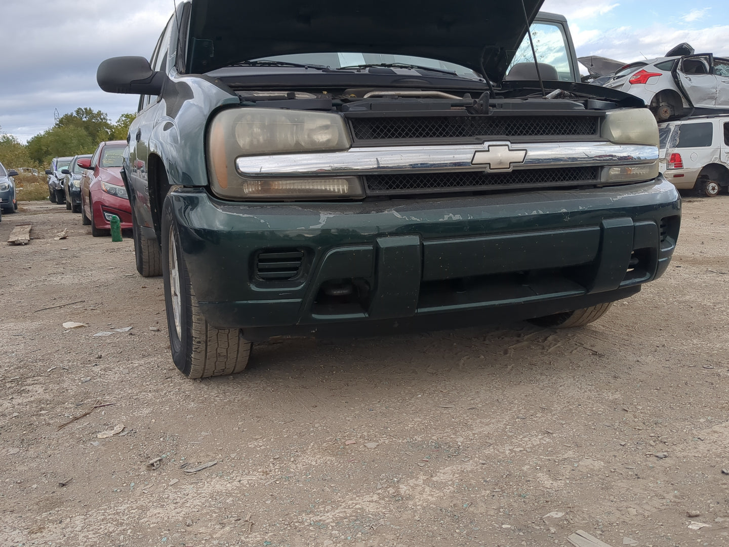 2002-2008 Chevrolet Trailblazer Front Bumper - Oem 1190026 - Oemusedautoparts1.com