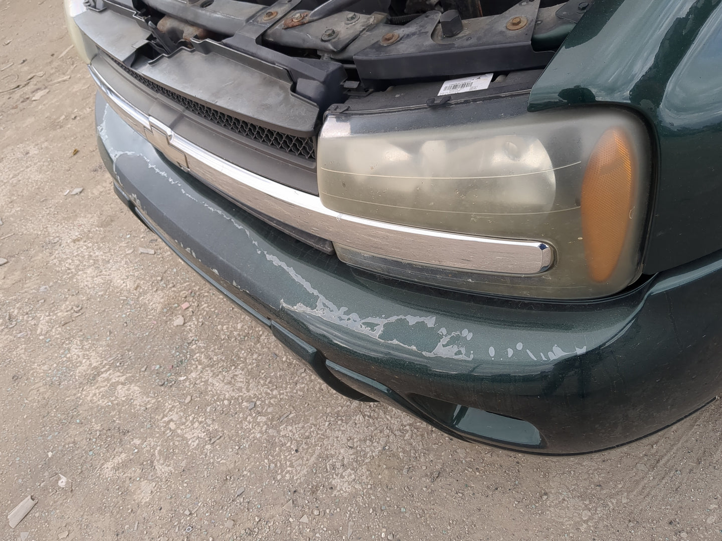 2002-2008 Chevrolet Trailblazer Front Bumper - Oem 1190026 - Oemusedautoparts1.com