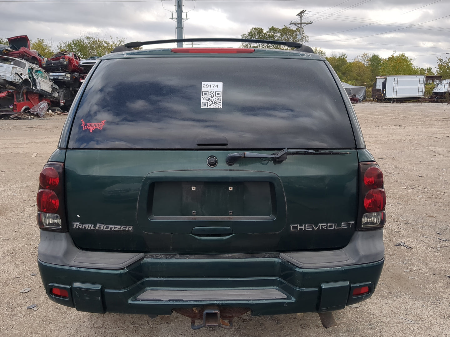 2004-2009 Chevrolet Trailblazer Trunk/decklid/hatch/tailgate Oem - Oemusedautoparts1.com